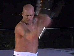 Beautiful blonde milf with monster cock gets fucked outdoor in heels and receives facial cumshot