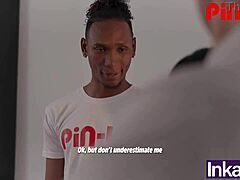 Venezuelan Big-Ass Humiliates Boyfriend During Trainer Mandingo's Penetration.