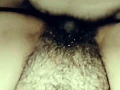 mature amateur bends over to masturbate with dildo doggystyle