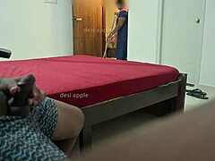 i'm the maid giving handjob to owner