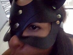 Lunaferrari sucks stepson's dick and gets cum in mouth. 😍