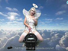 heavenly body ava sinclaire rides the sybian machine 😍