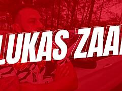 Backstage scene of naughty stepmother giving to stepson