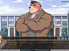 jogando after class with furry in classroom