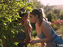 Environmentalist lesbian penny barber fucks bbw codi vore with strapon