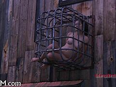 BDSM Electro Punishment Session with Intense Shocks and Bondage Play