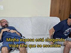 Blindfolded Wife Fucked by Friend in Bedroom Prank