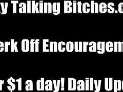 she tells you to jerk your dick to her big titties