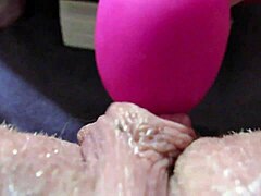 big clit orgasm closeup!