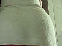 Hot mature woman in shower prepares for doggystyle fuck with big ass