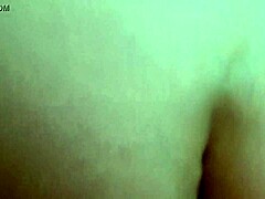 After bathing, husband enjoys anal sex with wife in the shower