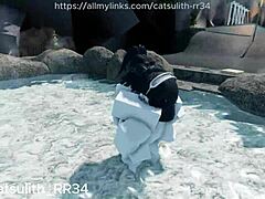 Passionate wet sex with cumslut