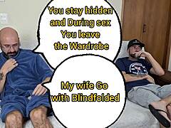 Τυφλωμένη Γυναίκα Γαμάται από Φίλο σε Πλάκα Υπνοδωματίου