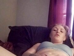 snow bunny plays with toys on her shaved pussy. so fun and horny! 😈