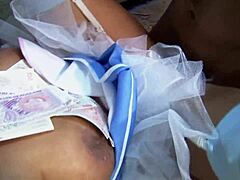 i'm fucking this blonde schoolgirl with monster cock anal