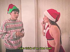 Megcsalom mama noelt baszom a nedves tinilány 18+ testét fújással és cum-mal karácsonykor