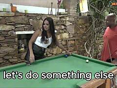 Naughty brunette secretly fucks with her neighbors