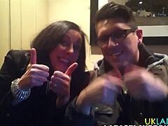 does the stockings milf suck monster cock?