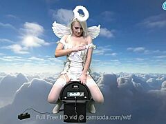 heavenly body ava sinclaire rides the sybian machine 😍