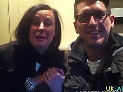 does the stockings milf suck monster cock?