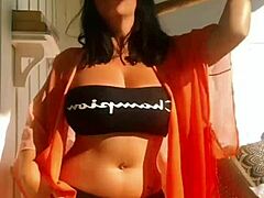 Sexy tiktok girls perform intense actions in their videos, showcasing fitness and dance moves