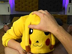 Pikachu Devours Sperm