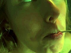 passionate sex in kitchen after birthday dinner