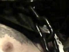 guantanamo bae fucks in costume with small tits!