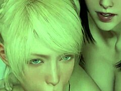 Lunafreya Nox Fleuret in white stockings ultimate compilation