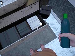 in this game, the stepmom gets stuck in the washing machine and has sex with her son-in-law