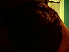 My first blowjob on a dildo was amazing