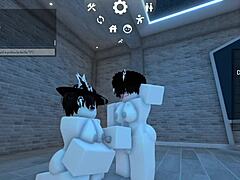 Naughty Girls Enjoy Futanari in Roblox!