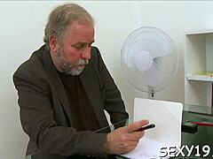 Old Teacher Enjoys Youthful Babes