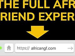 African girlfriend's risky public encounter