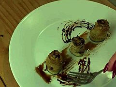 passionate sex in kitchen after birthday dinner