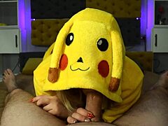 Pikachu Devours Sperm