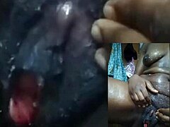 cyndy blackslave masturbates in shower, squirting little orgasm close-up