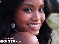 Horny Asian Slut Playing Nipples.