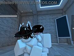 Naughty Girls Enjoy Futanari in Roblox!