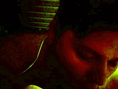 My first blowjob on a dildo was amazing