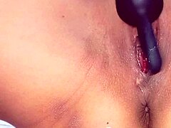 Bluee Masturbates for Hard Squirt Close-Up