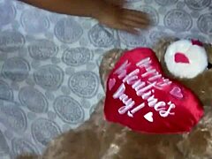 Lizbeth morales, a sexy brunette teen, gives hot blowjob to amateur latina.