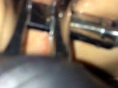 Beautiful shemale uses speculum to stretch my ass before fucking with toys