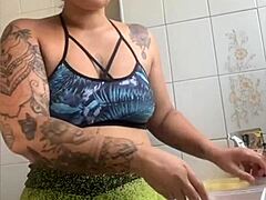 Does This Married Woman Really Cook, Or Just Flash Her Swollen Pussy Online?