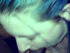 Nasty slut giving sloppy top to bbc 😈