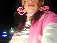 rica tranny showing her big tits in tlalpan