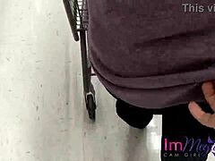 Public ripping wedgies with immeganlive, outdoor humiliation in jeans and panties