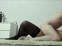 hot amateur encounter with big-assed friends in stockings