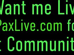 Sexy Teasing Nerd Penny Pax Fingers and Fucks Her Twat for You to Cum