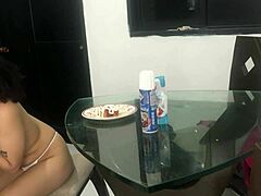 Get Horny Eating Cock With Strawberry And Cream?